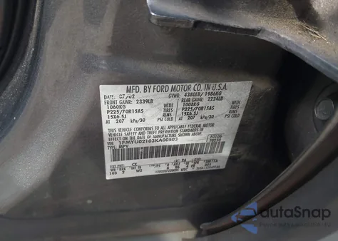 2003 Ford Escape Xls из США, поврежденный, VIN 1FMYU02103KA00503